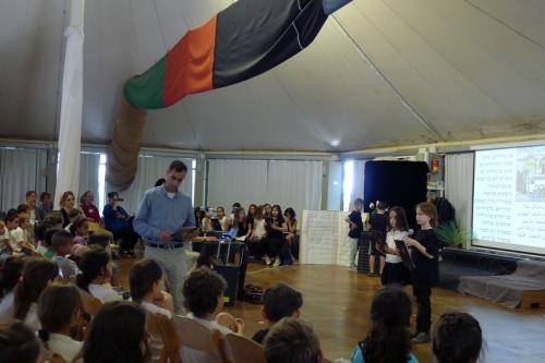 Celebrazione in ricordo dell'Olocausto con i bambini della scuola primaria